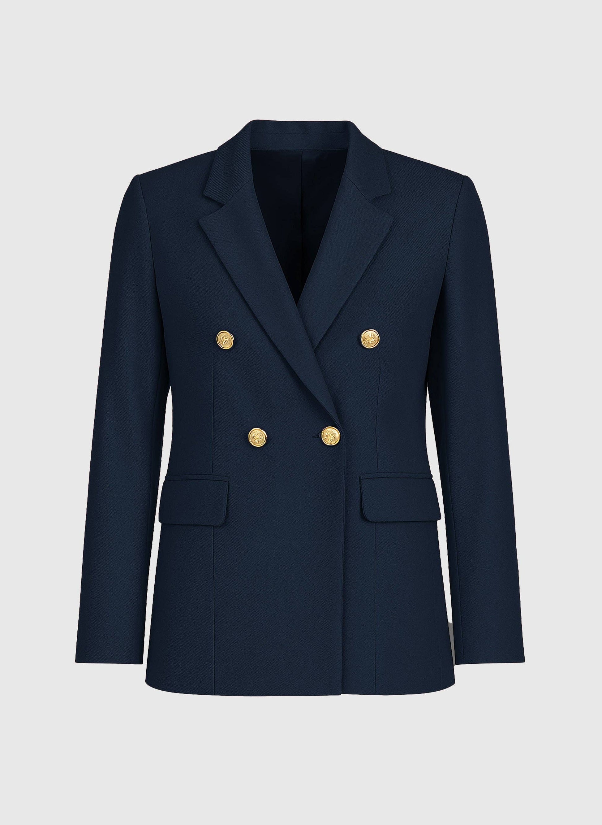 Blazer doppiopetto blu navy Zakie