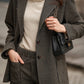 Blazer pied-de-poule classico da donna