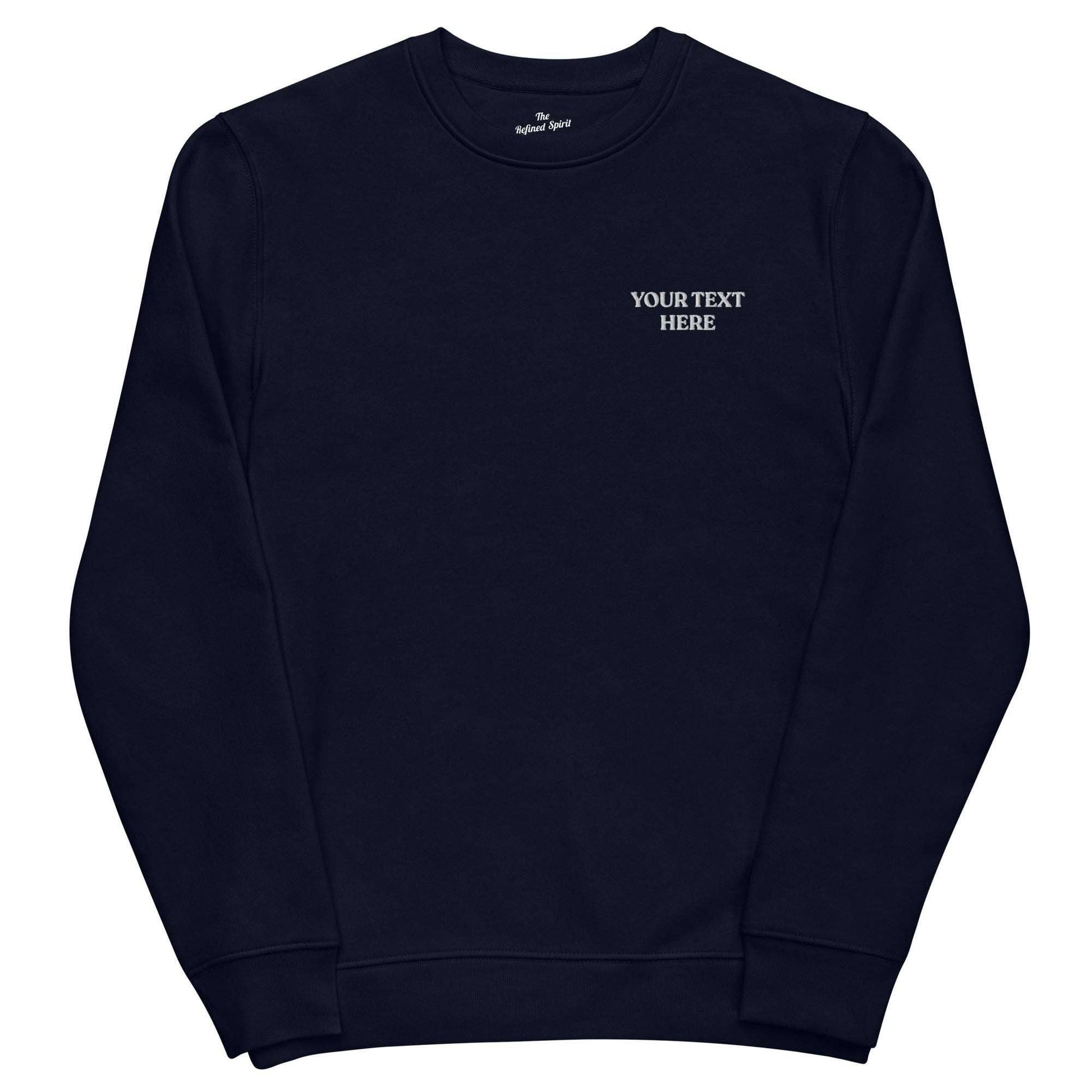 Felpa unisex in cotone biologico personalizzabile