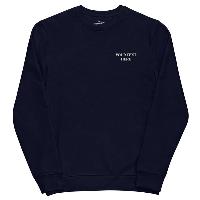 Felpa unisex in cotone biologico personalizzabile