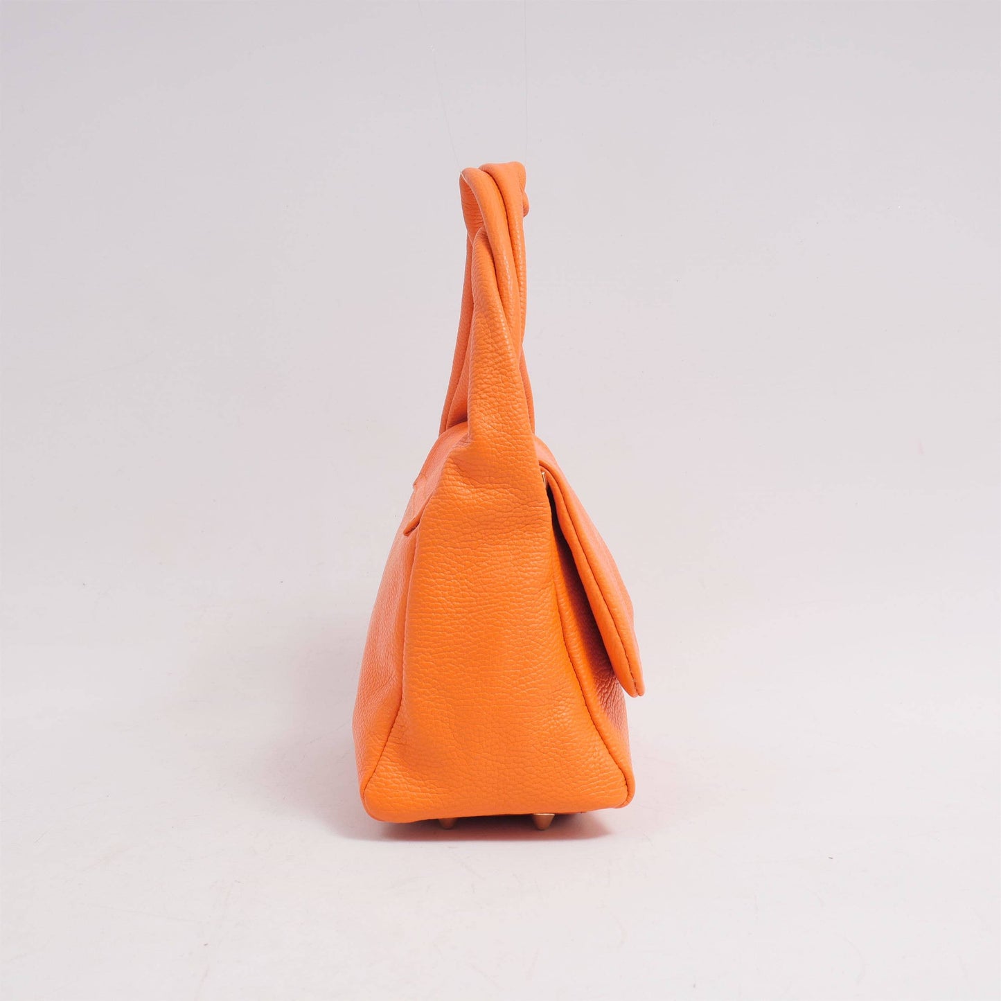 Borsa a spalla in pelle con patta