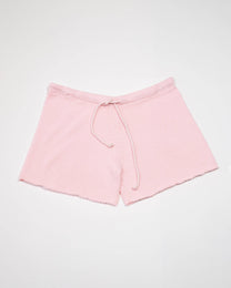 Pantaloncini in cotone fine con coulisse