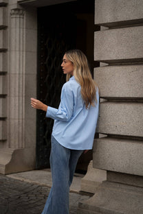 Camicia classica senza tempo in cotone misto