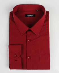 Camicia bordeaux plus size easy iron
