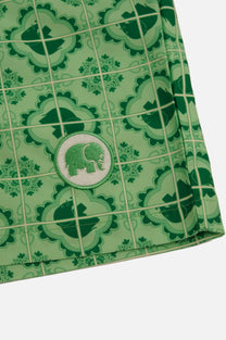 Costume da bagno Tiles in SEAQUAL® YARN verde acqua