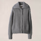 Cardigan chunky in misto cashmere