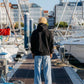Felpa con cappuccio oversize Star nera in cotone biologico