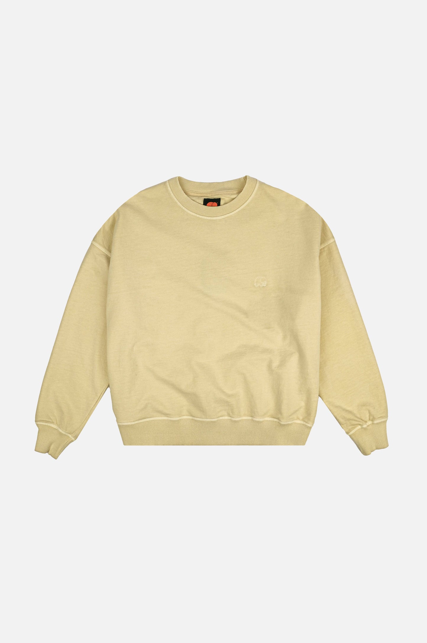 Maglione essenziale oversize da donna verde reseda