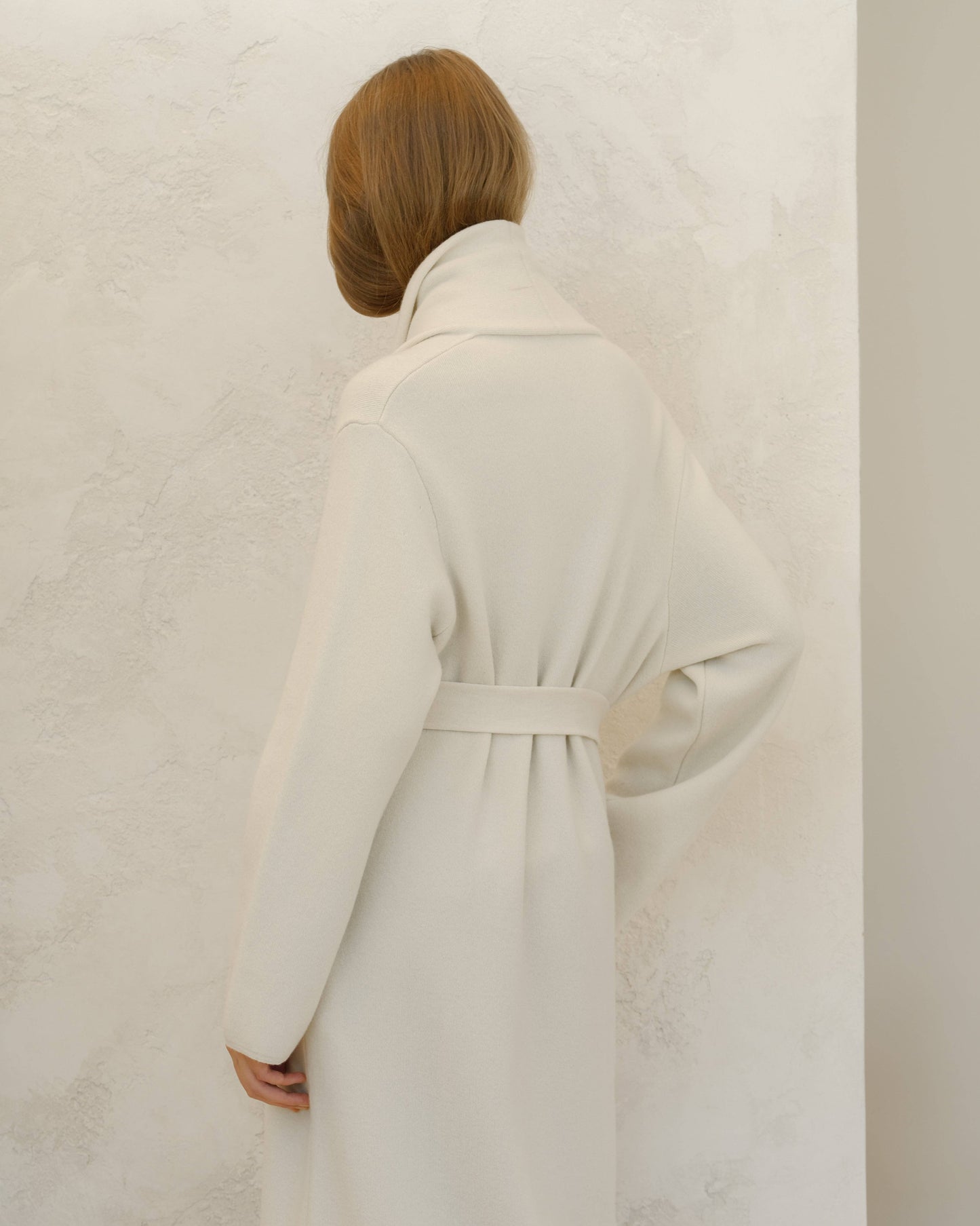 Cappotto maxi in misto cashmere con cintura