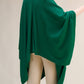 Maxi mantella in misto cashmere
