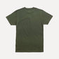T-shirt essenziale in cotone biologico verde Kombu