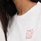 T-shirt oversize con stampa Bisous