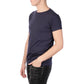 T-shirt uomo blu navy girocollo in cotone