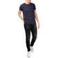 T-shirt uomo blu navy girocollo in cotone