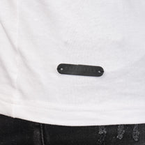 T-shirt Uomo Bianca Girocollo in Cotone Elasticizzato