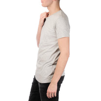 T-shirt uomo girocollo grigia in cotone