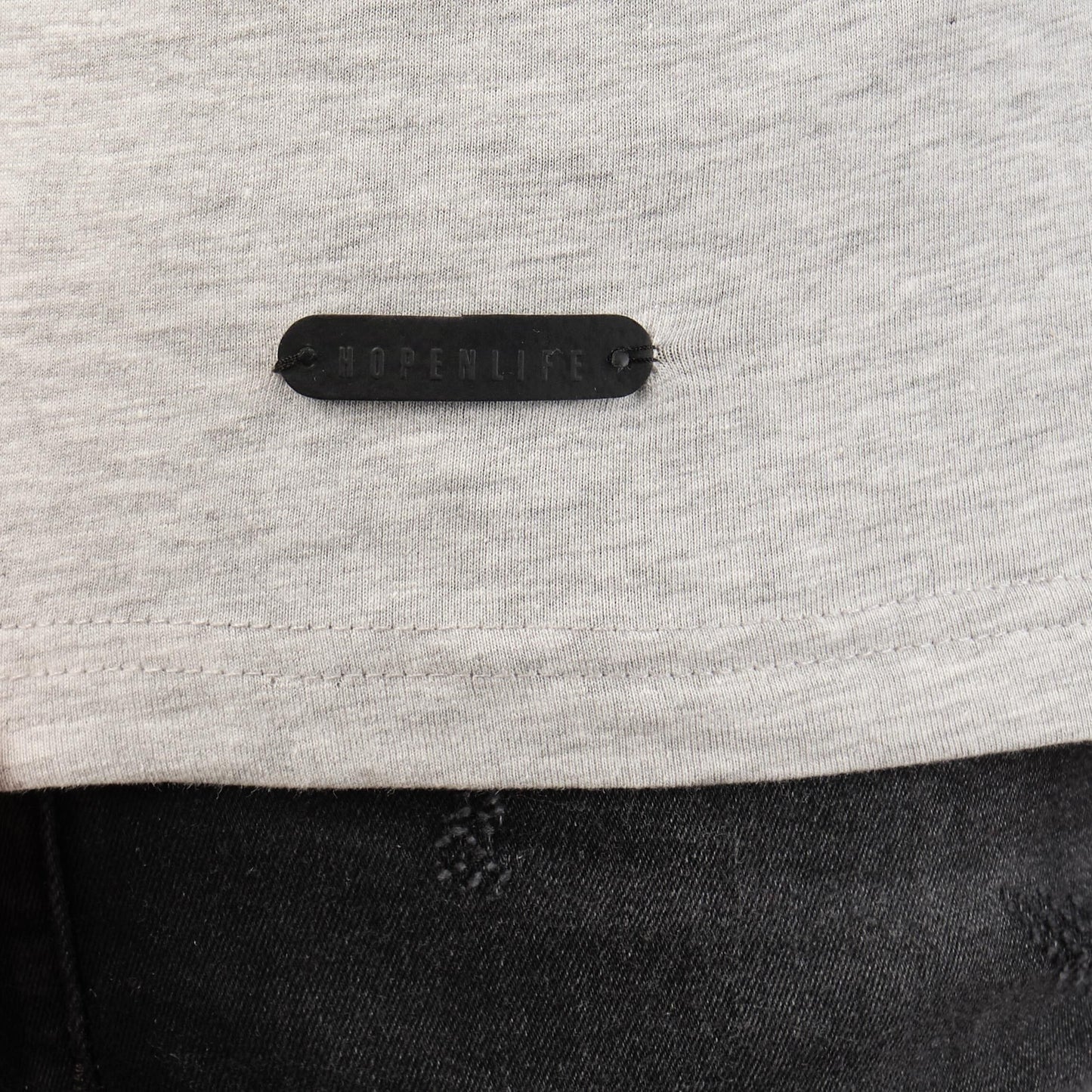 T-shirt uomo girocollo grigia in cotone