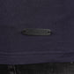 T-shirt Uomo Blu Navy Scollo a V in Cotone