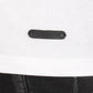 T-shirt Uomo Bianca con Scollo a V in Cotone