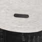 T-shirt uomo grigia con scollo a V