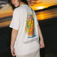 T-shirt in cotone organico con stampa Summer Drink