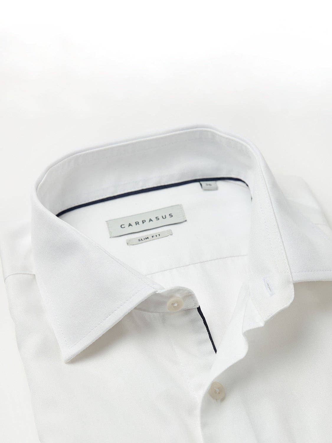 Camicia elegante bianca slim fit Madeira