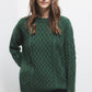 Maglione a maglia strutturata