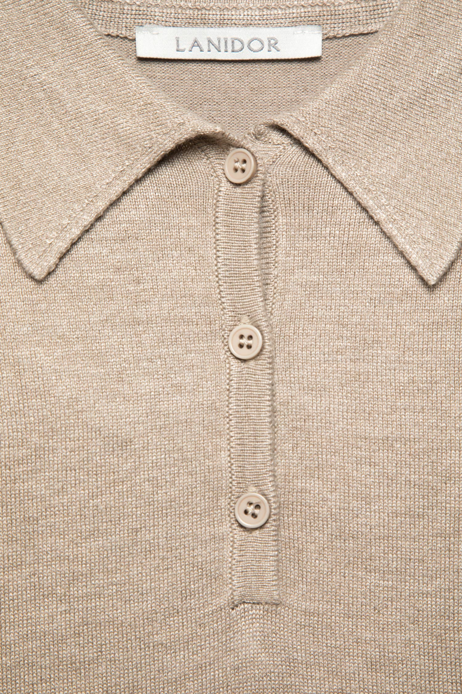 Polo basic a maniche lunghe tinta unita