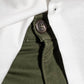 Pantaloncini chino verdi militari elasticizzati