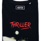 T-shirt unisex nera con stampa Thriller