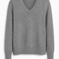 Maglione in lana con scollo a V