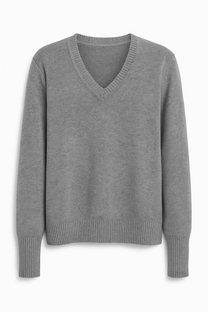 Maglione in lana con scollo a V