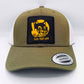 Cappello trucker unisex con patch gatto