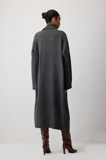 Cardigan lungo in maglia oversize