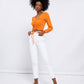 Pantaloni Mom Fit Bianchi SMF
