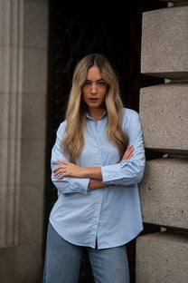 Camicia classica senza tempo in cotone misto