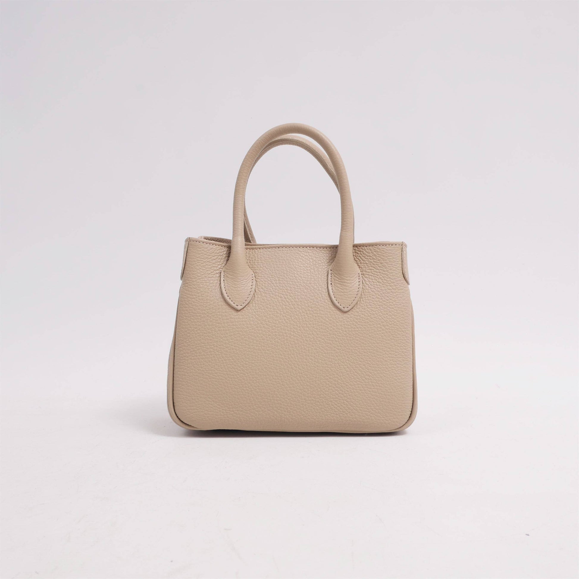 Borsa a mano in pelle con tracolla removibile