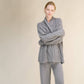 Cardigan Aran oversize in misto cashmere