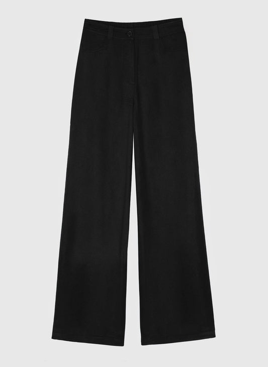 Pantaloni neri a gamba dritta Phorila