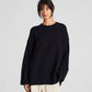 Maglione oversize Vigga in lana d’agnello nero