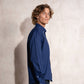 Camicia in popeline di cotone con colletto button-down
