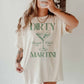 T-shirt oversize Dirty Martini con stampa grafica