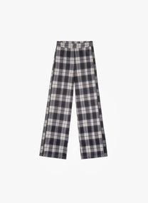 Pantaloni navy Patrila a vita alta