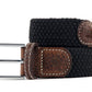 Cintura elastica intrecciata nera
