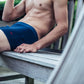 Boxer in cotone biologico blu marino