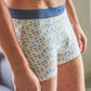 Boxer in cotone biologico con fantasia foglie