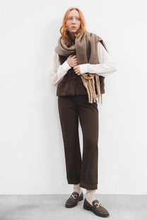 Pantaloni slim cinque tasche