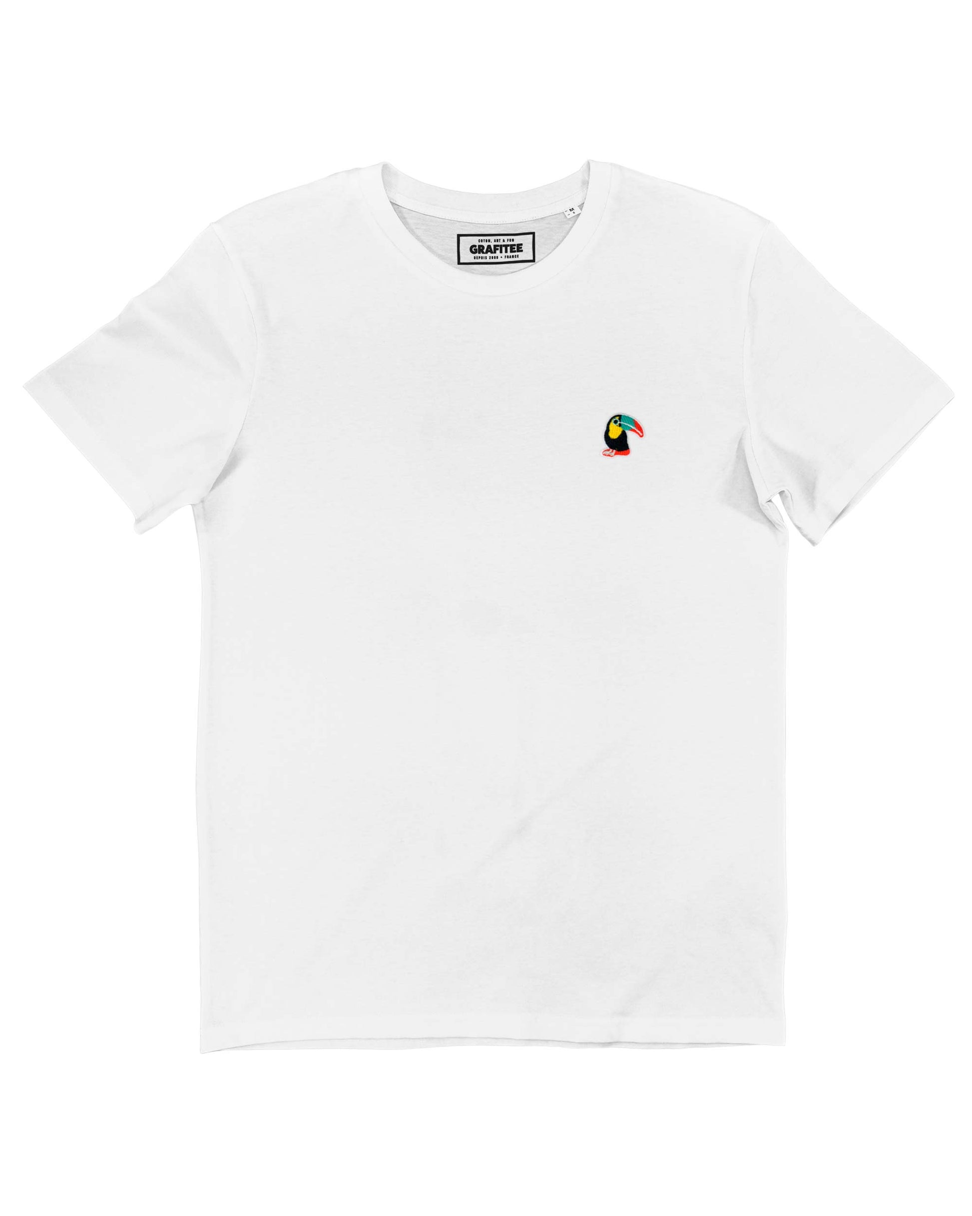 T-shirt unisex con tucano ricamato