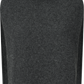 Maglione dolcevita oversize in lana d’agnello grigio scuro mélange