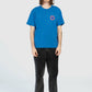 T-shirt oversize blu Follow the Sun
